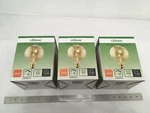 (3) New Ledone 60w G40 Glass Globe Led Filament Bulb Warm White 2200k Dimmable. Fixed Price $23.90.