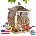 Bird Feeders For Outdoors, Heavy Duty Metal Wild Outside Hangin. Fixed Price $46.53.