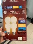 Ge Hd Relax Led Light Bulb 60w 800 Lumens Soft White Dimmable Set Of 4. Fixed Price $6.99.