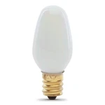 New Feit Electric Bp4c7/w/4/rp Pack (4) 4 Watt White Night Light Bulbs E12 2700. Fixed Price $1.99.