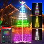 Avatar Controls 8ft Smart Outdoor Christmas Cone Tree Diy Prelit Color Changing. Fixed Price $252.67.