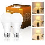 Zorykn 3 Way Light Bulbs 30 70 100 Warm White, A19 2 Pack, 3000k/4-8-12w. Fixed Price $14.76.