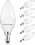 E12 Led Candelabra Light Bulbs, 5000 Kelvin Daylight White 5.5 Watt, 40 Watt Equ. Fixed Price $29.99.