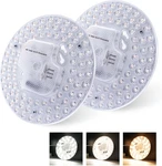 Lustaled 2pack 36w Led Light Engine Retrofit Kit,6.69inch 3200lm 3cct 3000k/4000. Fixed Price $41.51.