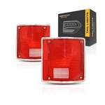 Carlights360 For 1973-1991 Chevy Blazer Pair Rear Tail Lights Driver Chrome. Fixed Price $38.99.