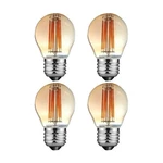 Qualilux G14 Small Dusk To Dawn Edison Light Bulbs Outdoor, Vintage Amber. Fixed Price $33.96.