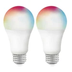 2pk - Satco 9.5w A19 Led Rgb Tunable White Starfish Iot 800 Lumens 120 Volt. Fixed Price $17.95.