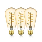 Shuwdkar 12v Led Edison Bulbs 40w Equivalent, Low Voltage 4w Vi... Fast Usa Ship. Fixed Price $31.47.