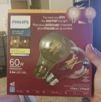 Philips 469783 60w Replacement Led 5.5w Dimmable 2700k Warm Glow Light Bulb 3pk. Fixed Price $12.50.